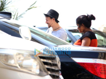 Tiger Shroff and Iulia Vantur snapped in Bandra