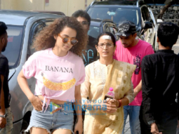 Kangana Ranaut and Ameesha Patel snapped at PVR Juhu