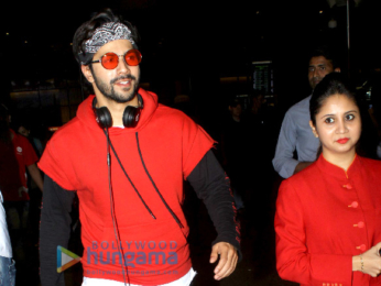 Varun Dhawan and Richa Chadda snapped at the airport