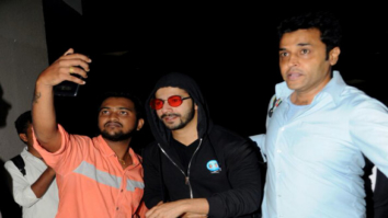 Varun Dhawan snapped arriving from Budapest
