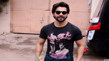 Varun Dhawan and Taapsee Pannu spotted at Mehboob Studio for ‘Judwaa 2’ interviews