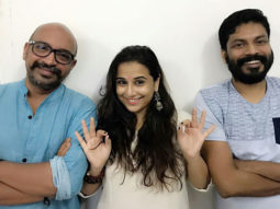 Vidya Balan poses with her ‘Mallu’ boys on the occasion of Onam