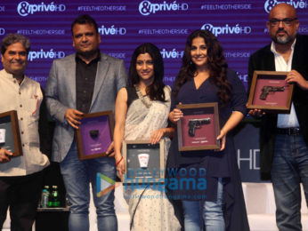 Vidya Balan, Vishal Bhardwaj, and Konkona Sen Sharma grace the launch of the channel &PriveHD