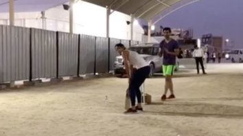 WATCH: Katrina Kaif enjoys a game of cricket on the sets of Tiger Zinda Hai