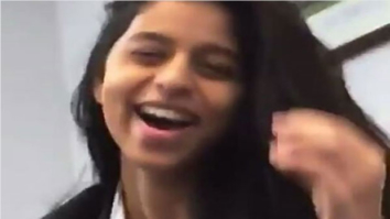 WATCH: Shah Rukh Khan’s daughter Suhana Khan does a cute hair flip while talking to her friends!
