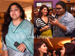 WOW! Jacqueline Fernandez meets South superstar Kushboo