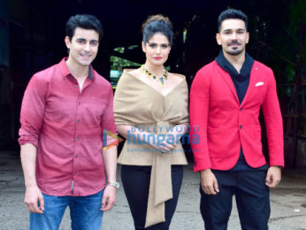 Zareen Khan snapped on the sets of Comedy Dangal