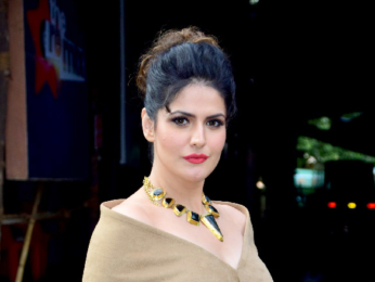 Zareen Khan snapped on the sets of Comedy Dangal