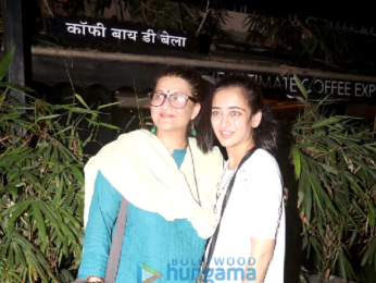 Sarika and Akshara snapped outside Coffee by Di Bella