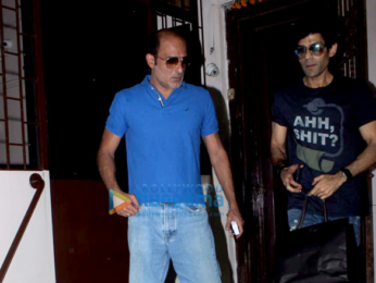 Akshaye Khanna snapped at Shankar Mahadevan's studio