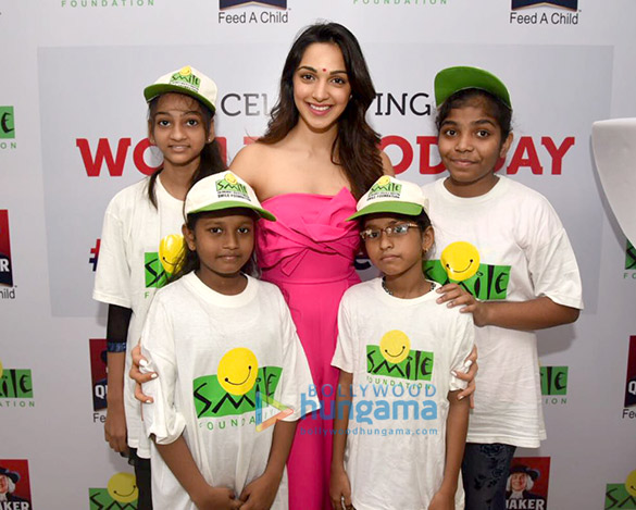 Kiara Advani promotes ‘Quaker Feed A Child’ initiative of Smile Foundation