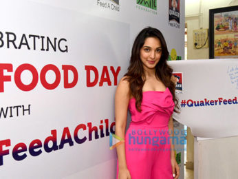 Kiara Advani promotes 'Quaker Feed A Child' initiative of Smile Foundation
