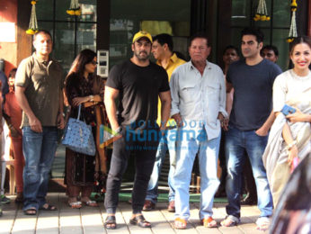 Salman Khan and others at Arpita Khan's Diwali bash