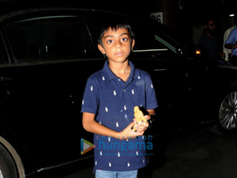 Ajay Devgn and his family arrive from Goa
