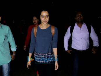 Shraddha Kapoor & Irrfan Khan snapped at the airport