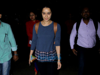 Shraddha Kapoor & Irrfan Khan snapped at the airport
