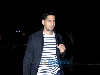 Sidharth Malhotra, Kriti Sanon and Huma Qureshi snapped at the airport