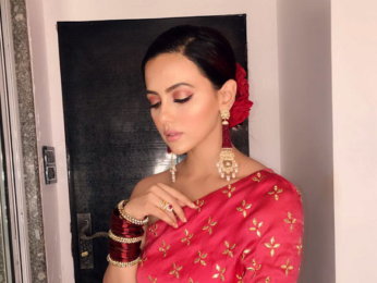 Sana Khan snapped in festive look