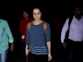 Shraddha Kapoor & Irrfan Khan snapped at the airport