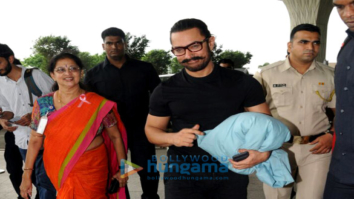 Aamir Khan, Zaira Wasim, Prateik Babbar, Kim Sharma, and Aditi Rao Hydari and others snapped at the airport