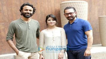 Aamir Khan and Zaira Wasim at a photoshoot in New Delhi