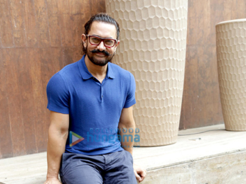 Aamir Khan and Zaira Wasim at a photoshoot in New Delhi
