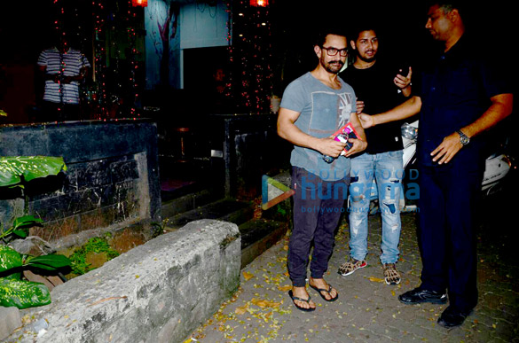 aamir khan spotted after a spa session 3