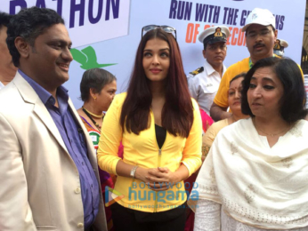 Aishwarya Rai Bachchan at 'Mumbai Customs Half Marathon'