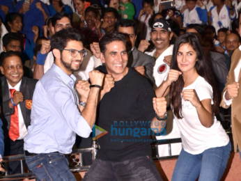 Akshay Kumar and Katrina Kaif snapped attending a martial arts event