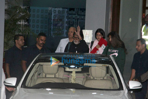 Amitabh Bachchan snapped returning from the Maldives