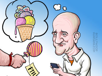 Bollywood Toons: Anupam Kher is the new FTII Chief! Bollywood Toons: Anupam Kher is the new FTII Chief!