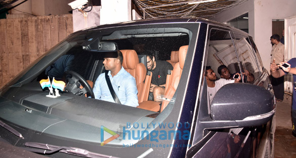 arjun kapoor and imran khan snapped at a screening at sunny super sound 1