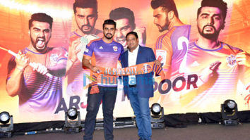 Arjun Kapoor graces the press meet of FC Pune City at J W Marriott