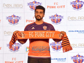 Arjun Kapoor graces the press meet of FC Pune City at J W Marriott