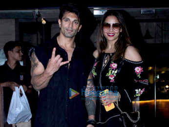 Bipasha Basu and Karan Singh Grover spotted at a restaurant