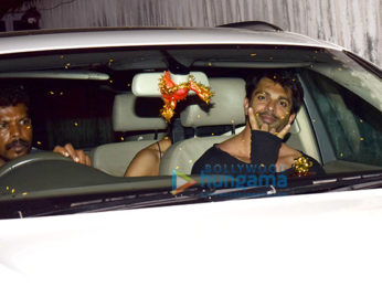 Karan Singh Grover and Bipasha Basu spotted at Bandra