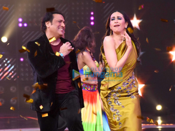 Govinda and Karisma Kapoor on the set of 'Dance Champions'