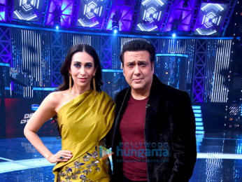 Govinda and Karisma Kapoor on the set of 'Dance Champions'