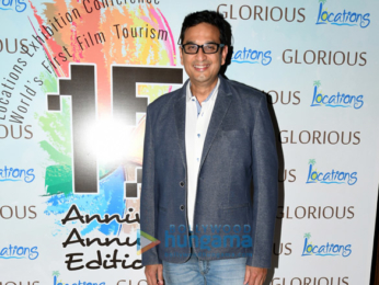 David Dhawan, Viveck Vaswani, Ratan Jain, Rahul Rawail at at '11th Locations Exhibition Conference'