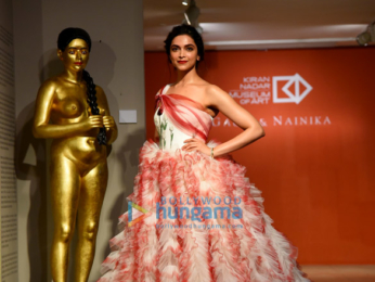 Deepika Padukone walks the ramp for Gauri & Nainika in New Delhi