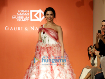 Deepika Padukone walks the ramp for Gauri & Nainika in New Delhi