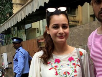 Dia Mirza spotted at Indigo restaurant Bandra