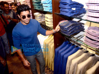 Farhan Akhtar graces the launch of the Linen Club store