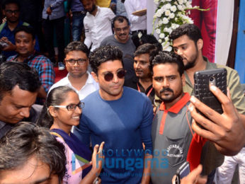 Farhan Akhtar graces the launch of the Linen Club store