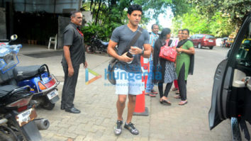 Farhan Akhtar spotted at Otters Club in Bandra