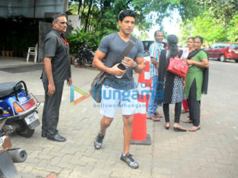 Farhan Akhtar spotted at Otters Club in Bandra