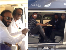 2.0 Audio Launch: Thalaivar Rajinikanth, Akshay Kumar, Amy Jackson, AR Rahman and Shankar reach Dubai in chopper