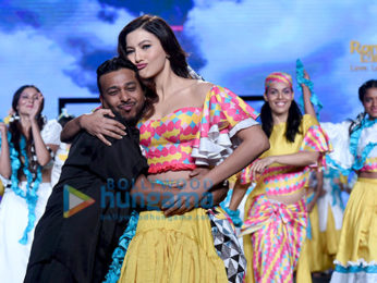 Gauahar Khan walks the ramp at the 'India Beach Fashion Week 2017'