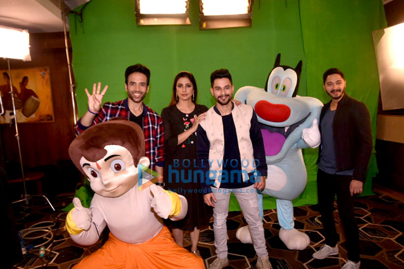 golmaal again team shoots with bheem and oggy and the cockroaches 6