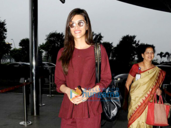 Kriti Sanon and Vidya Balan snapped at the airport